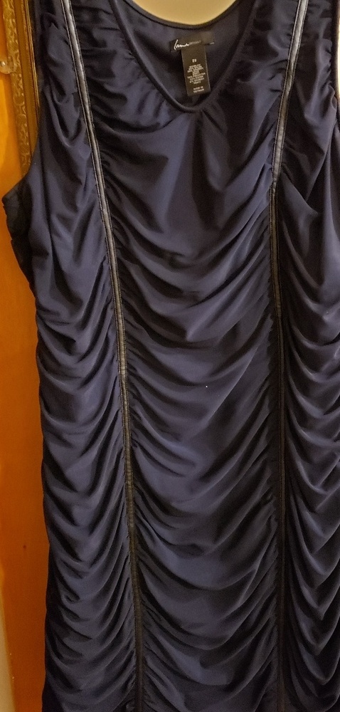 Nylon overlay, Ponte dress